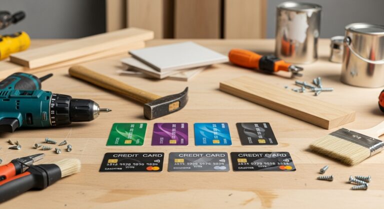 Kreditkarten Vergleich für Heimwerkerprojekte: Welche Karte passt zu Ihren Renovierungskosten?